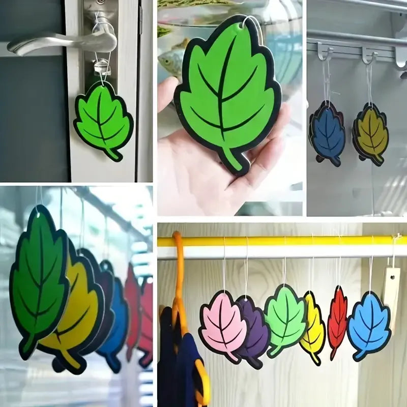 Leaf shaped car air freshener