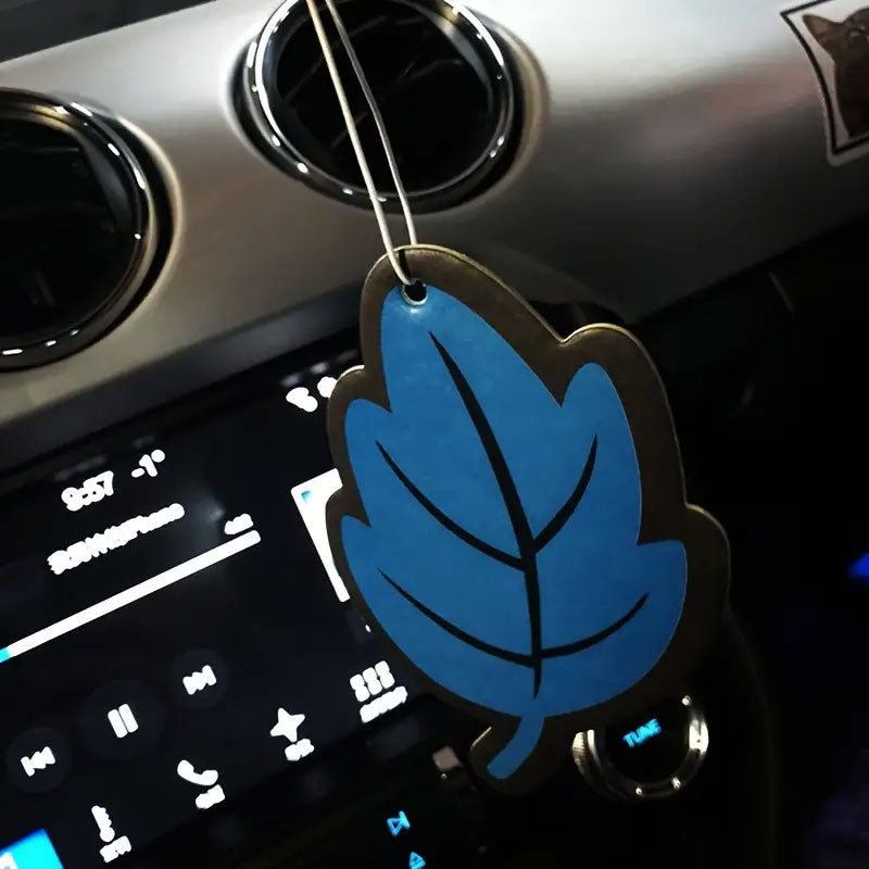 Leaf shaped car air freshener