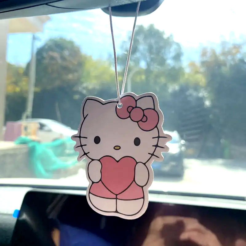 Hello Kitty cartoon car air freshener