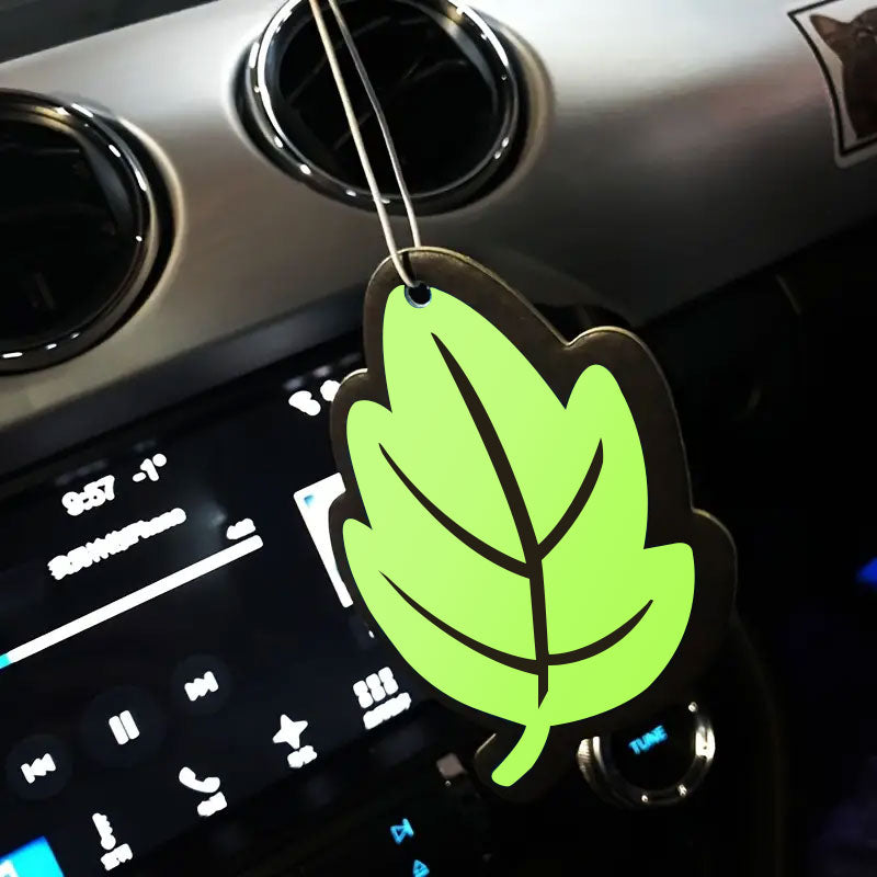 Leaf shaped car air freshener