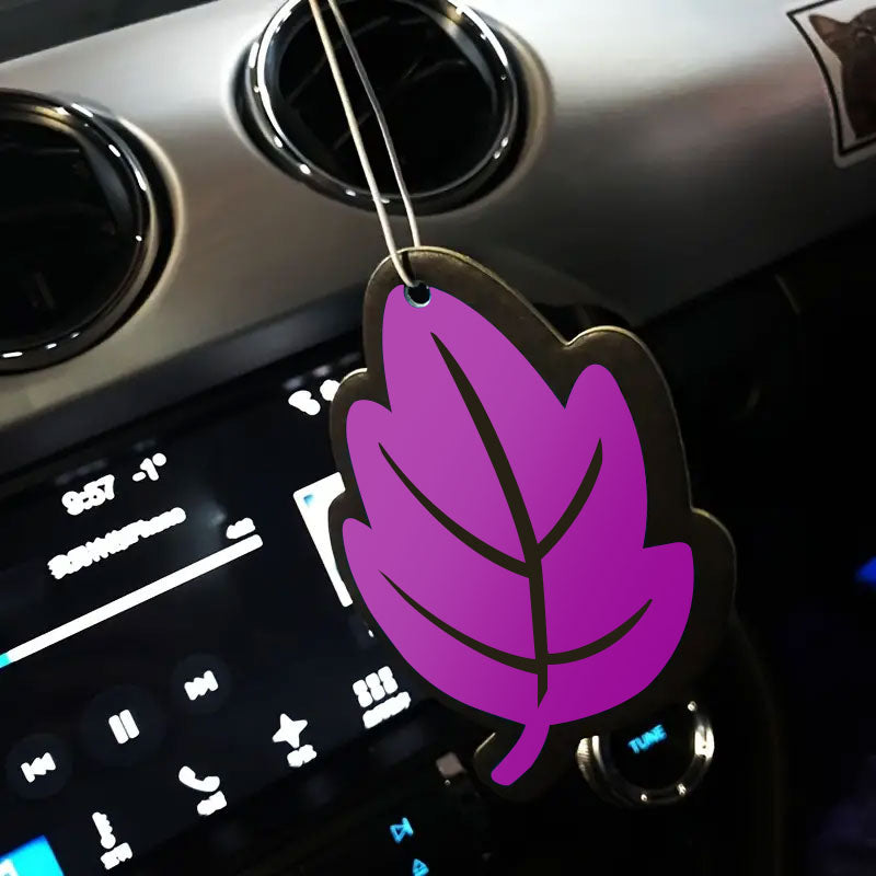 Leaf shaped car air freshener