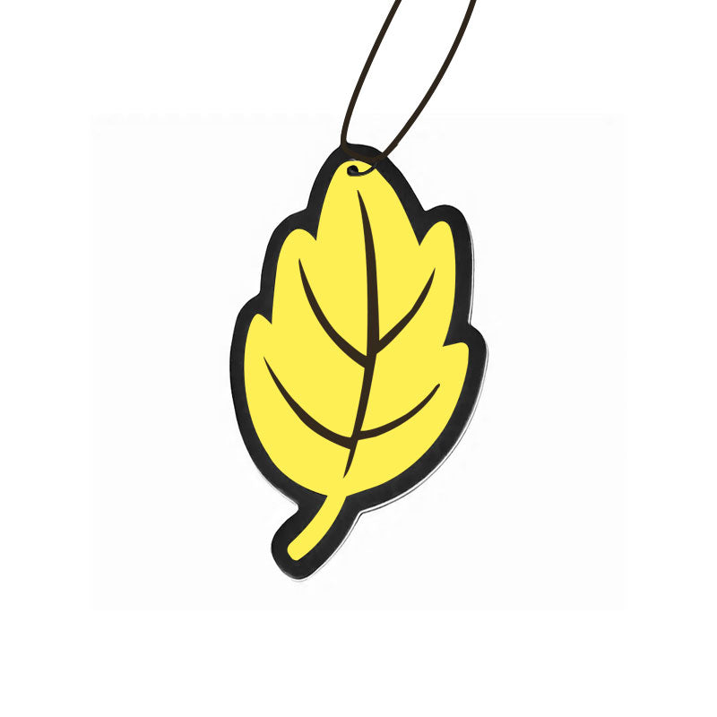 Leaf shaped car air freshener